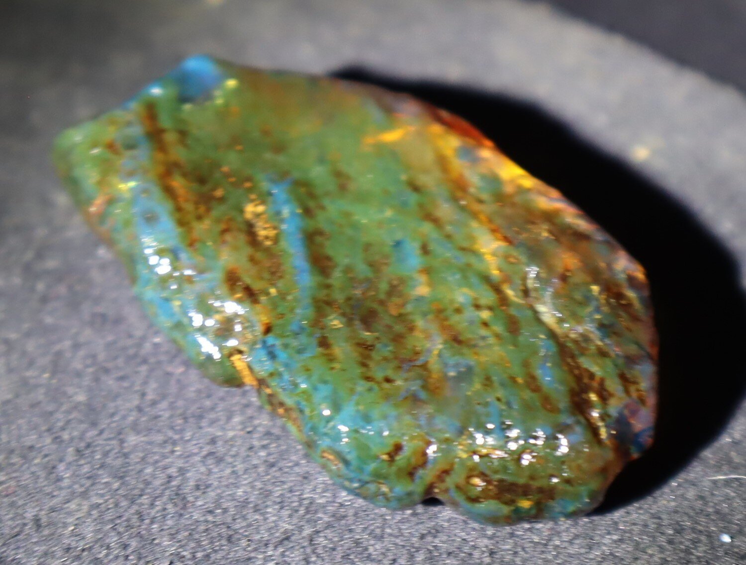 Finest Natural Dominican Clear Sky Blue Amber Rough Specimen 53mm 14g – photo 7