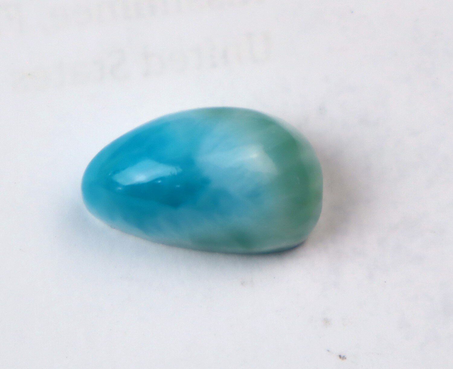 Lovely Natural Volcanic Blue Larimar Cabochon 19mm – photo 5