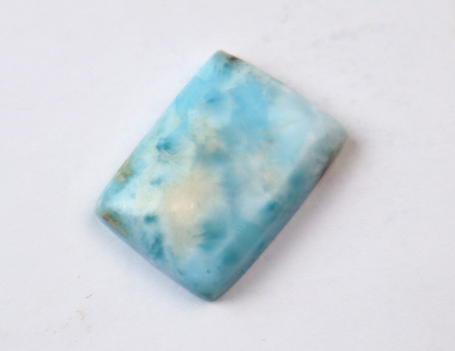 Beautiful Natural Light Blue Larimar Cabochon 25mm – photo 6