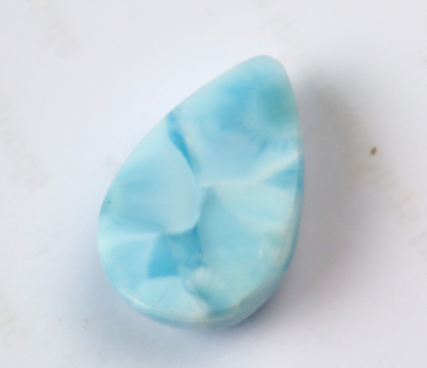 Lovely Natural Sky Blue Larimar Teardrop Cabochon 25mm – photo 6