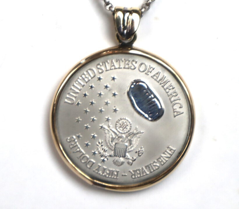 50th Anniversary of The Moon Landing 2019 Commemorative Coin Pendant 42mm – photo 5