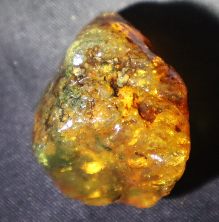 Exquisite Natural Dominican Clear Light Yellow Amber Rough Specimen 35mm 16g – photo 4