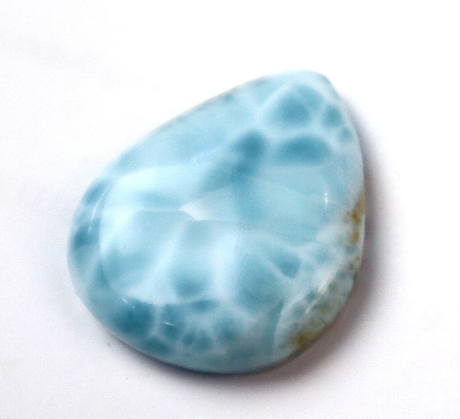 Beautiful Natural Sky Blue Larimar Cabochon 32mm – photo 7