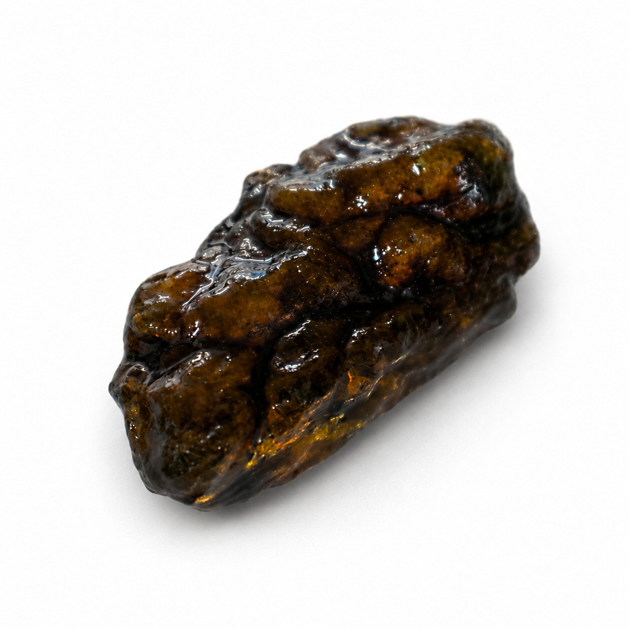 Exquisite Genuine Green Blue Dominican Amber Rough Specimen Chunk 72mm 28.2g – photo 5