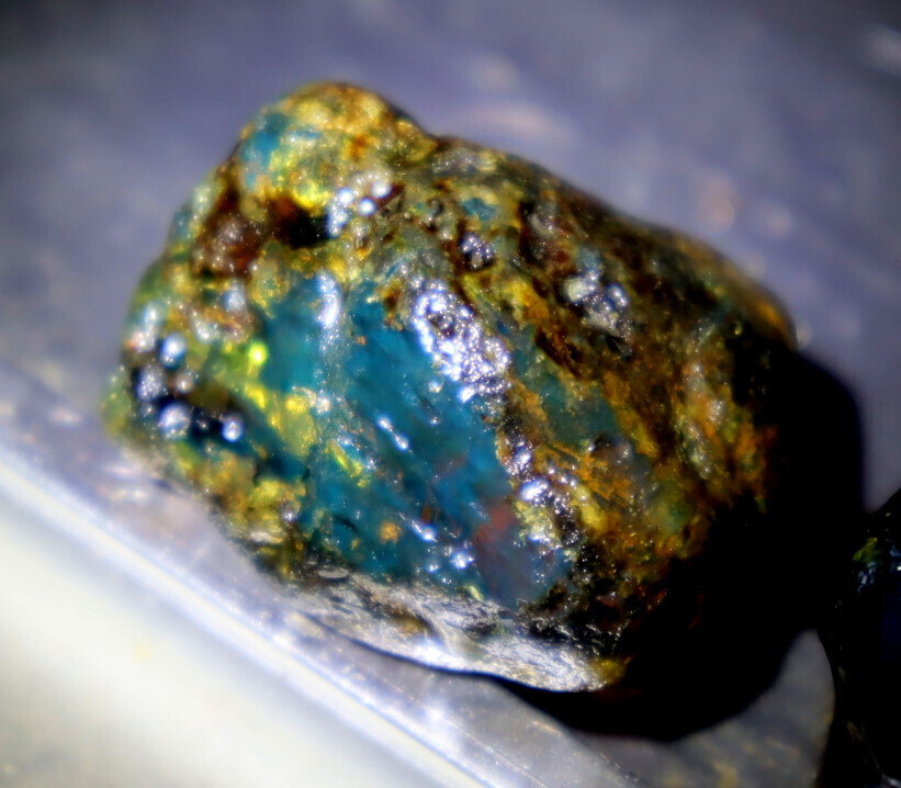 Finest Natural Dominican Clear Sky Blue Amber Rough Specimen 35mm 14.5g – photo 10