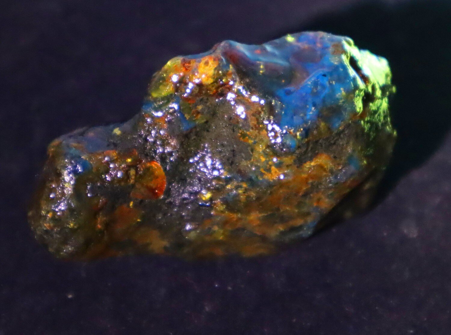 Beautiful Natural Dominican Clear Green Blue Amber Rough Specimen 63mm 31.2g – photo 16