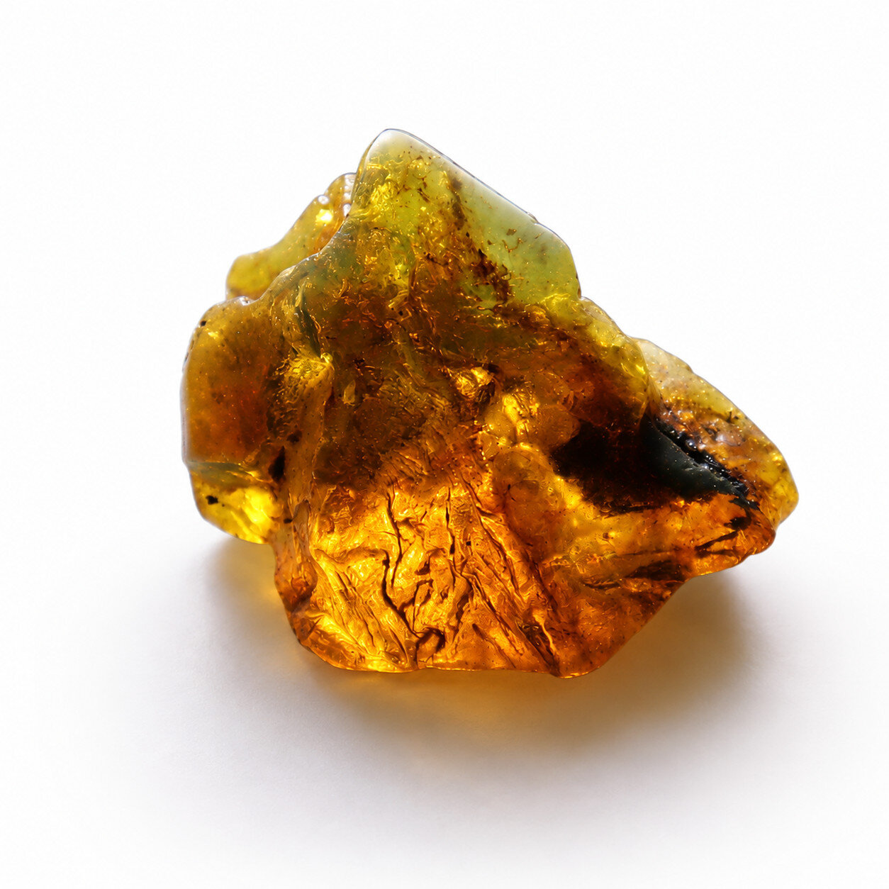 Fine Rare Deep Blue Dominican Amber Rough Specimen Chunk 44mm 12.7g – photo 9