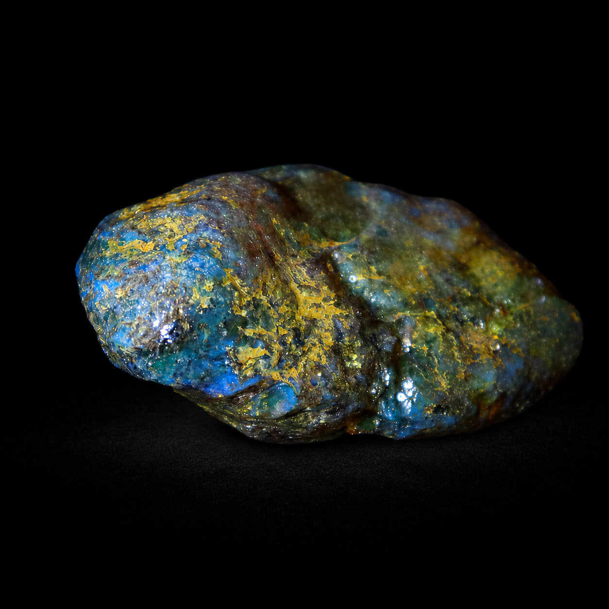 Genuine Authentic Green Blue Dominican Amber Rough Specimen Chunk 72mm 53.1g – photo 9