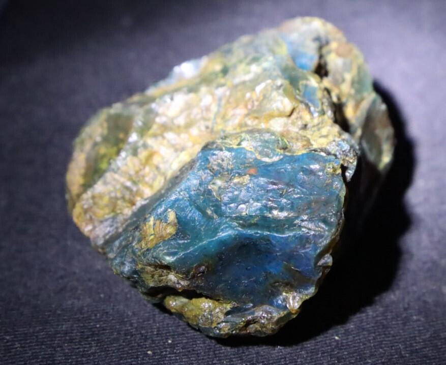 Excellent Natural Dominican Clear Sky Blue Amber Rough Specimen 56mm 29g – photo 6
