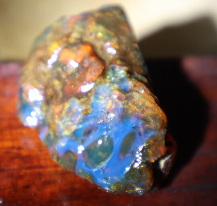 Finest Natural Dominican Clear Green Blue Amber Rough Specimen 58mm 25g – photo 3