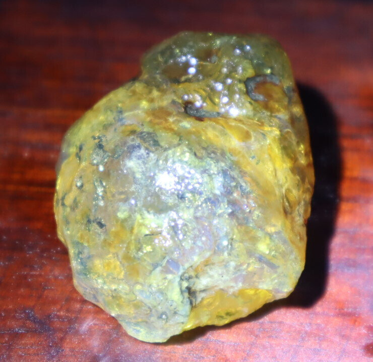 Beautiful Natural Dominican Clear Light Blue Yellow Amber Rough Specimen 43mm 14g – photo 6