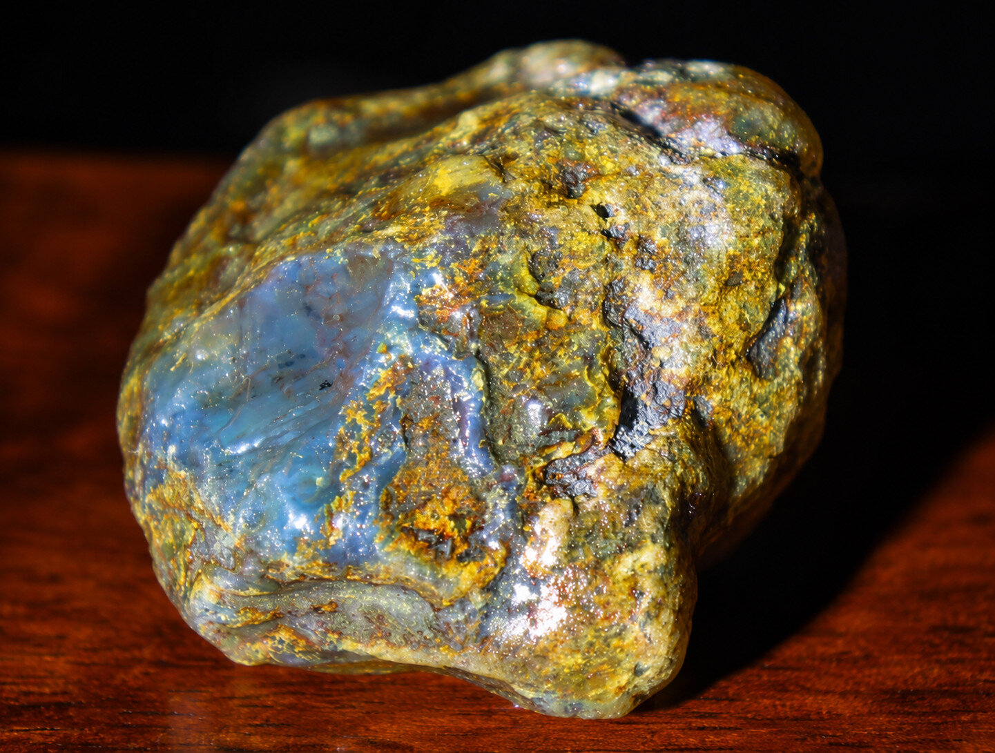 Exquisite Natural Dominican Clear Light Blue Amber Rough Specimen 46mm 22g – photo 4
