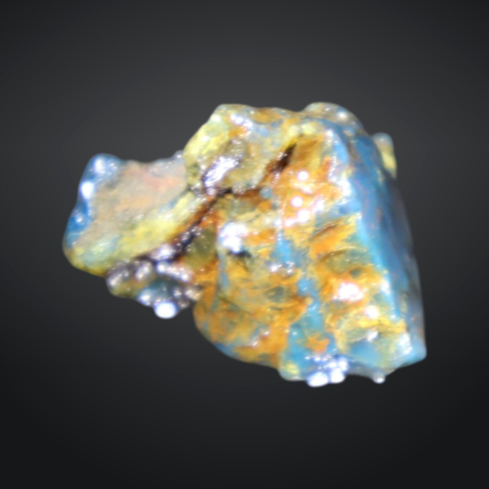 Genuine Authentic Sky Blue Dominican Amber Rough Specimen Chunk 28mm 3.6g – photo 9