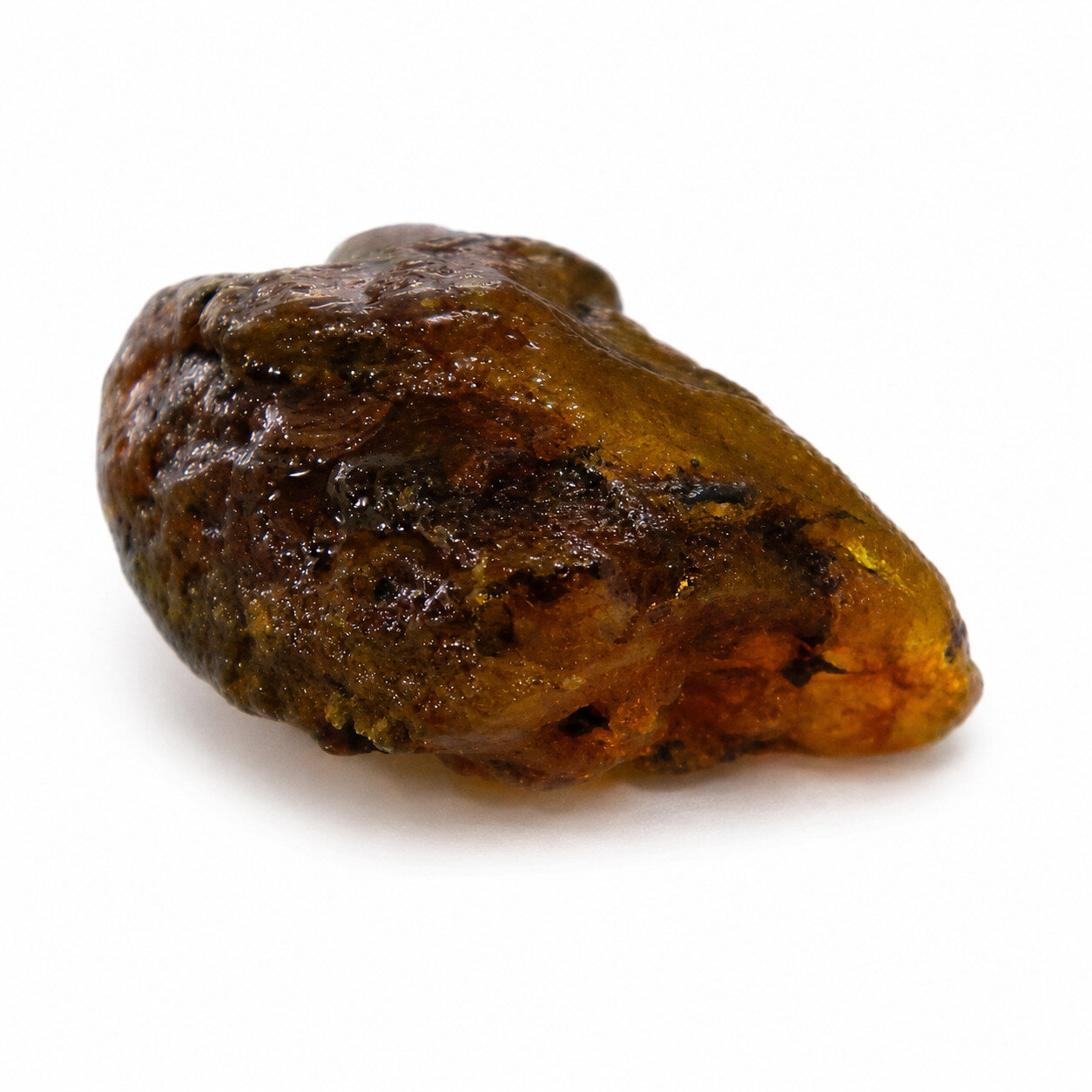 Authentic Beautiful Yellow Blue Amber Rough Specimen Chunk 75mm 47.2g – photo 11