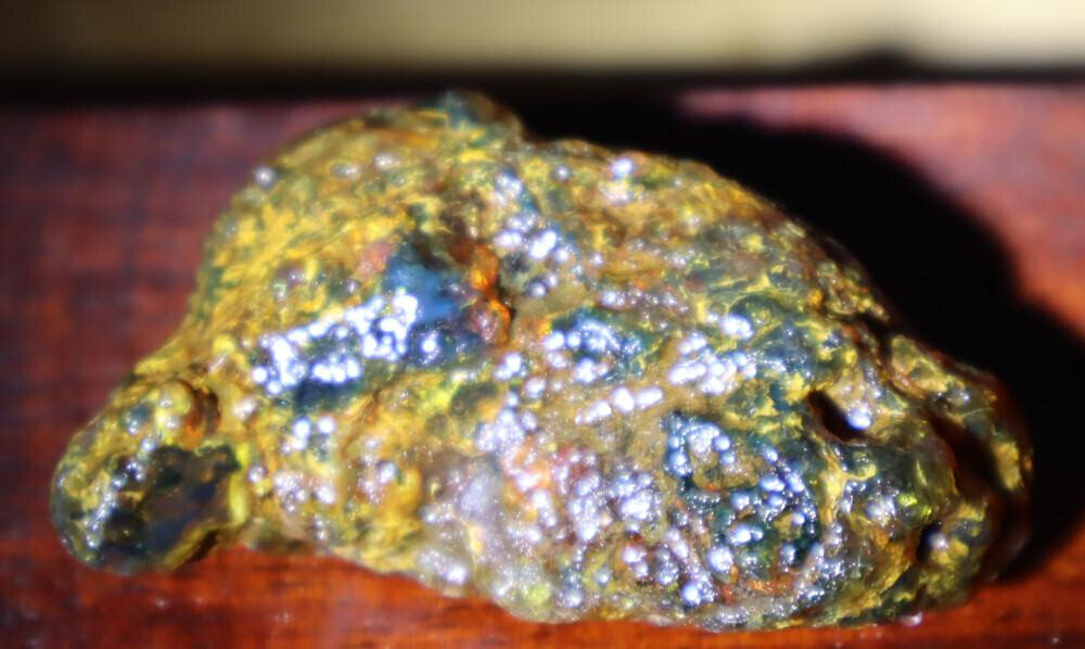 Beautiful Natural Dominican Clear Yellow Blue Amber Rough Specimen 50mm 15g – photo 4