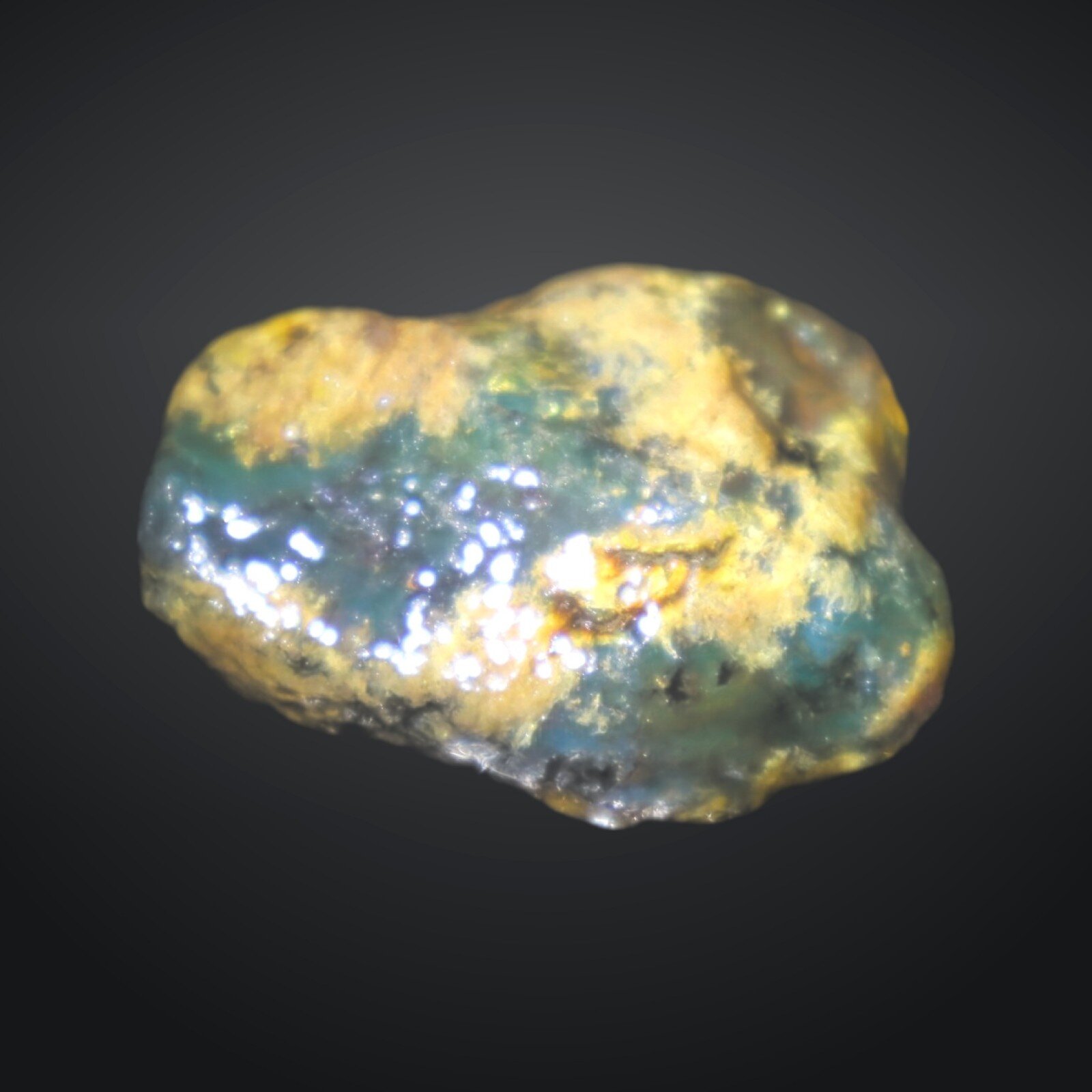 Fine Rare Green Blue Dominican Amber Rough Specimen Chunk 39mm 15.2g – photo 4