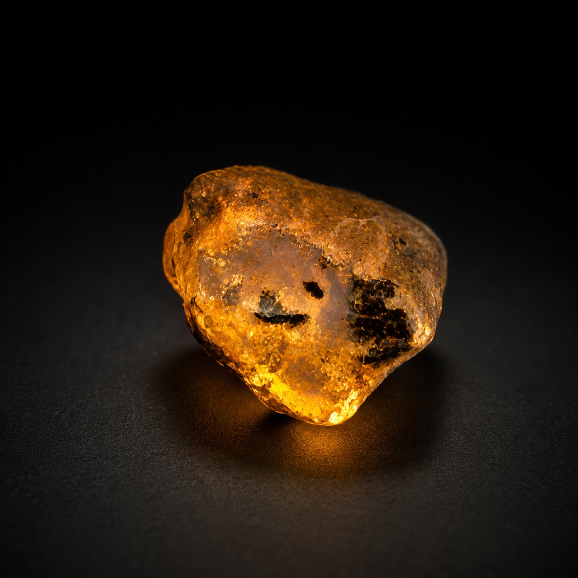 Authentic Clear Deep Blue Dominican Amber Stones 29mm 6.1g – photo 7