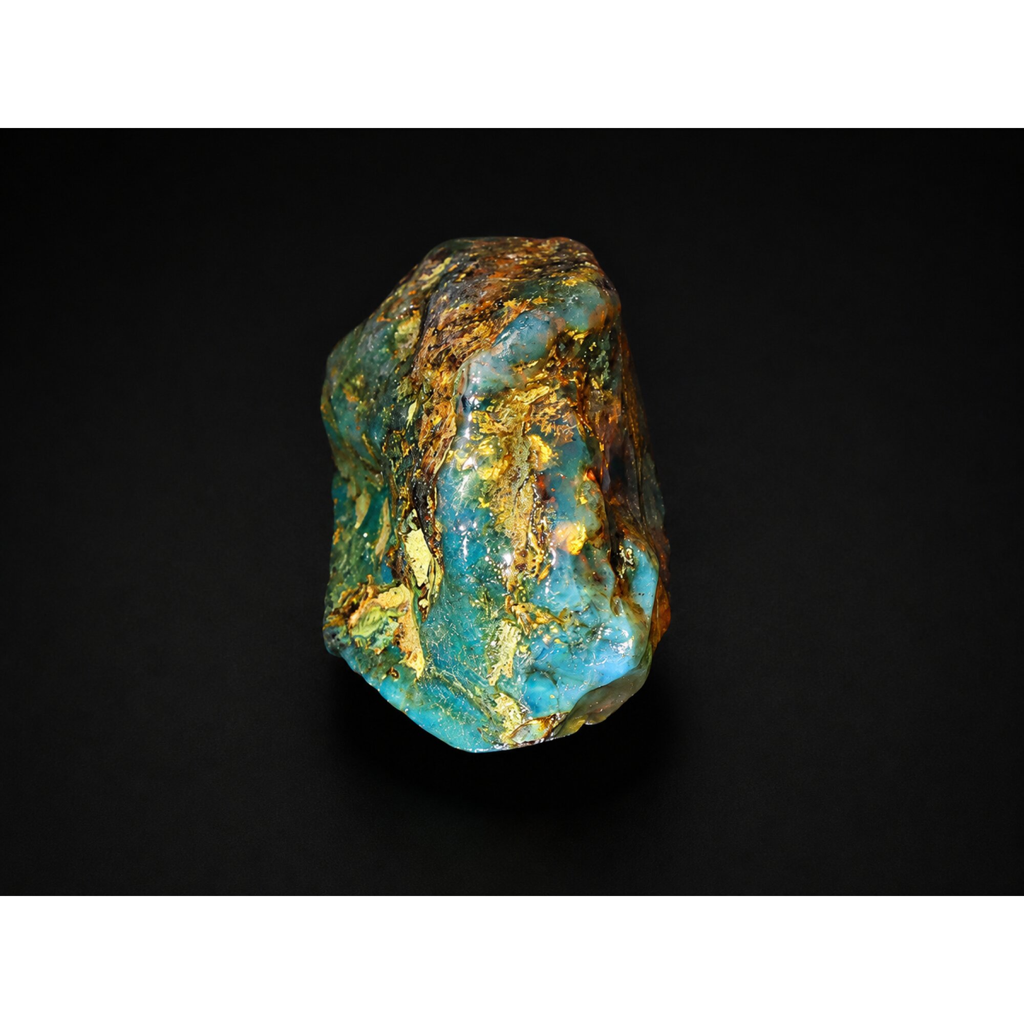 Pure Natural Clear Sky Blue Dominican Amber Stones 54mm 34.1g – photo 3