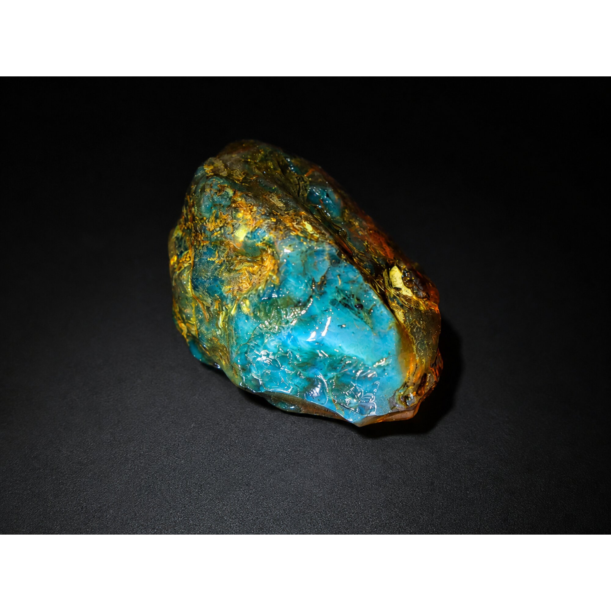 Pure Natural Clear Sky Blue Dominican Amber Stones 54mm 34.1g – photo 6