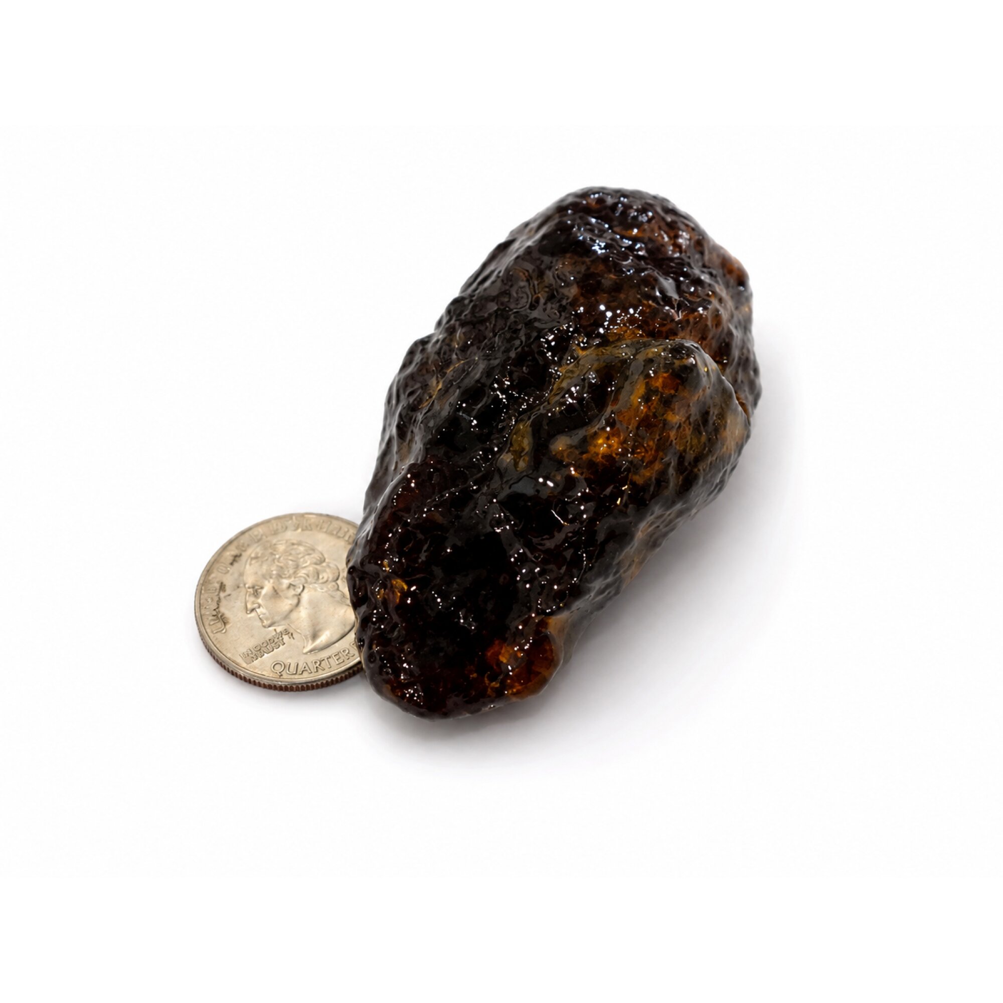 Earth-Mined Clear Sky Blue Dominican Amber Stones 69mm 44.2g – photo 5