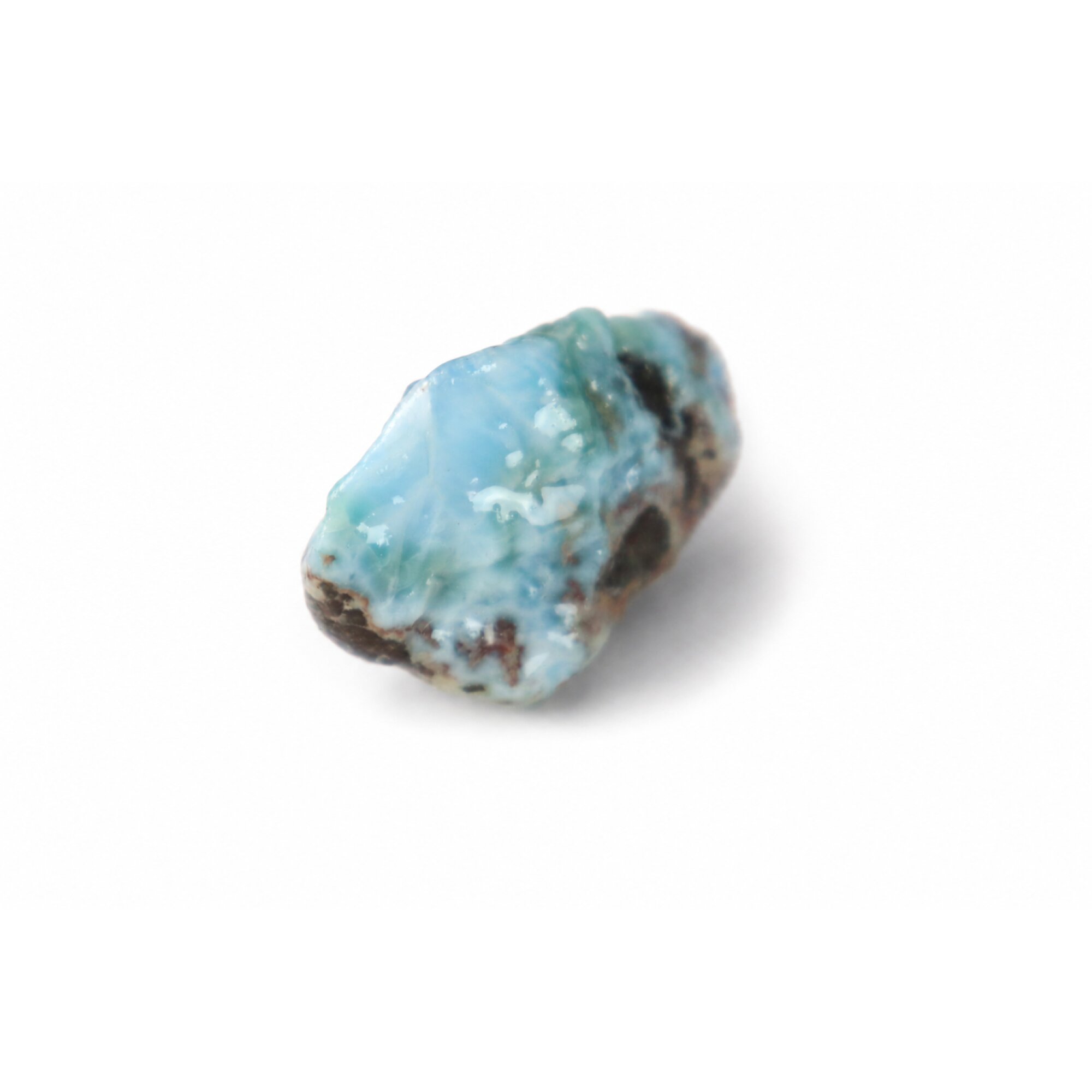ocean blue Natural Dominican Larimar chunk Rough Specimen 47 mm – photo 6
