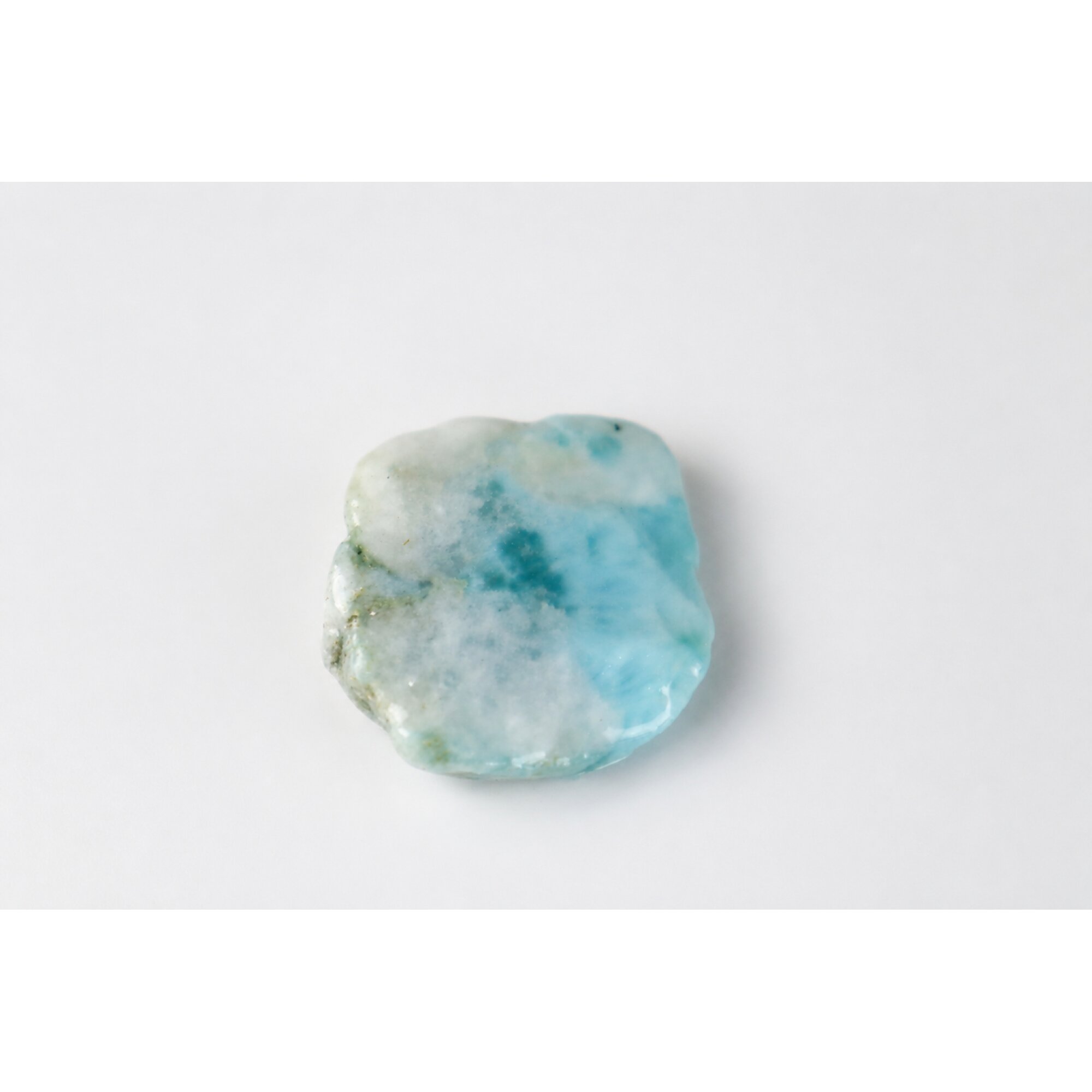 ocean blue Natural Dominican Larimar chunk Rough Specimen 32 mm – photo 3