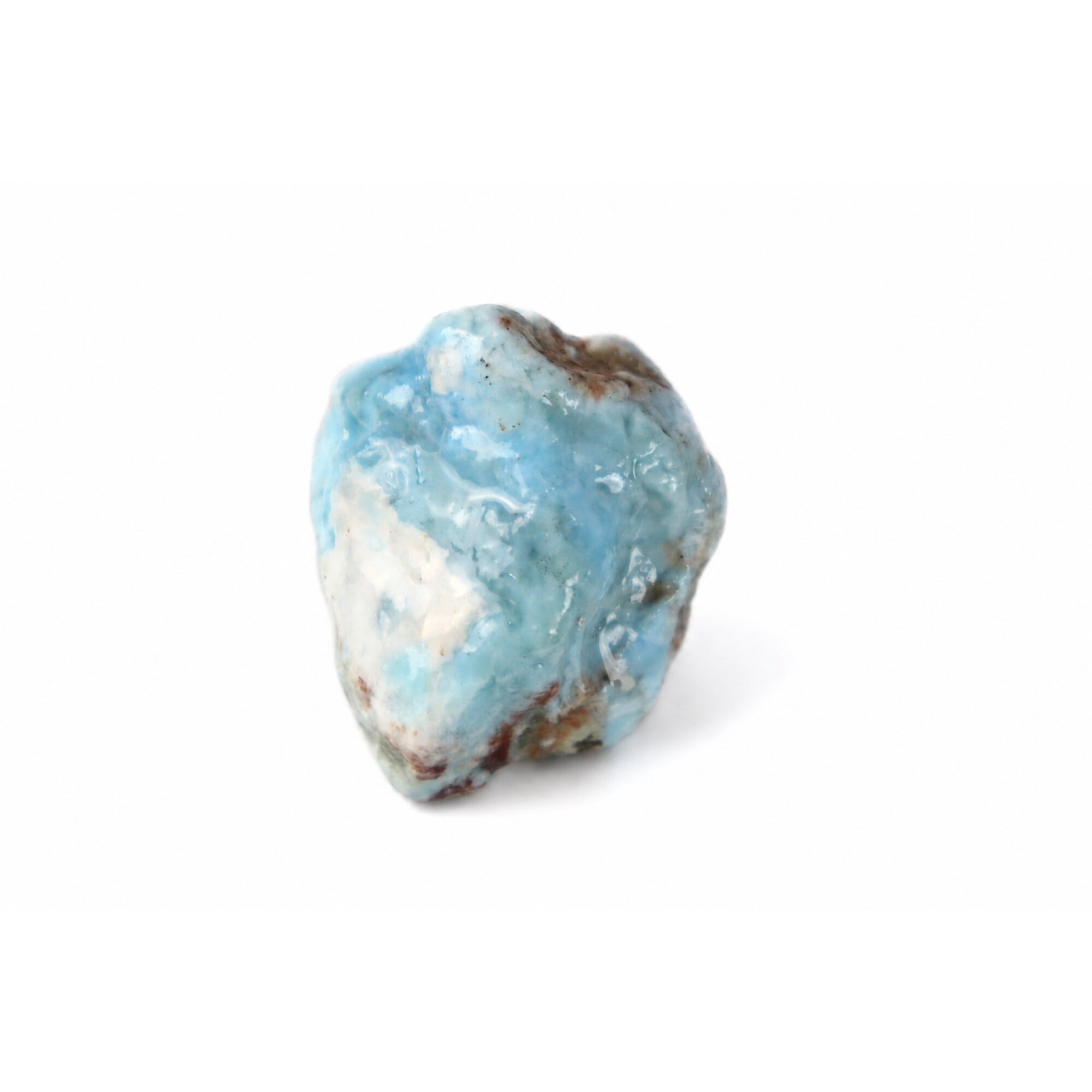 sky blue Natural Dominican Larimar chunk Rough Specimen 37 mm – photo 10