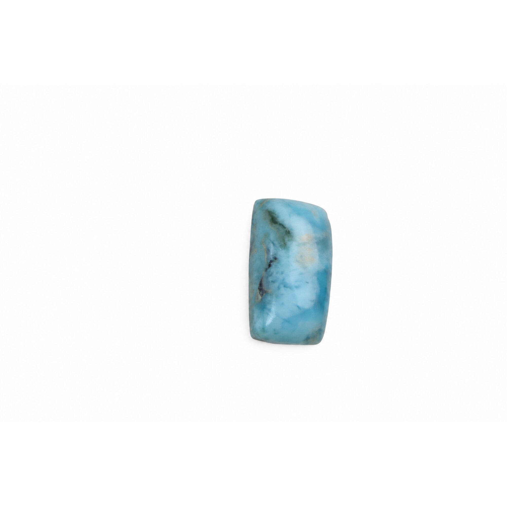 Genuine Sky Blue Larimar Rectangle Stone 24mm – photo 3