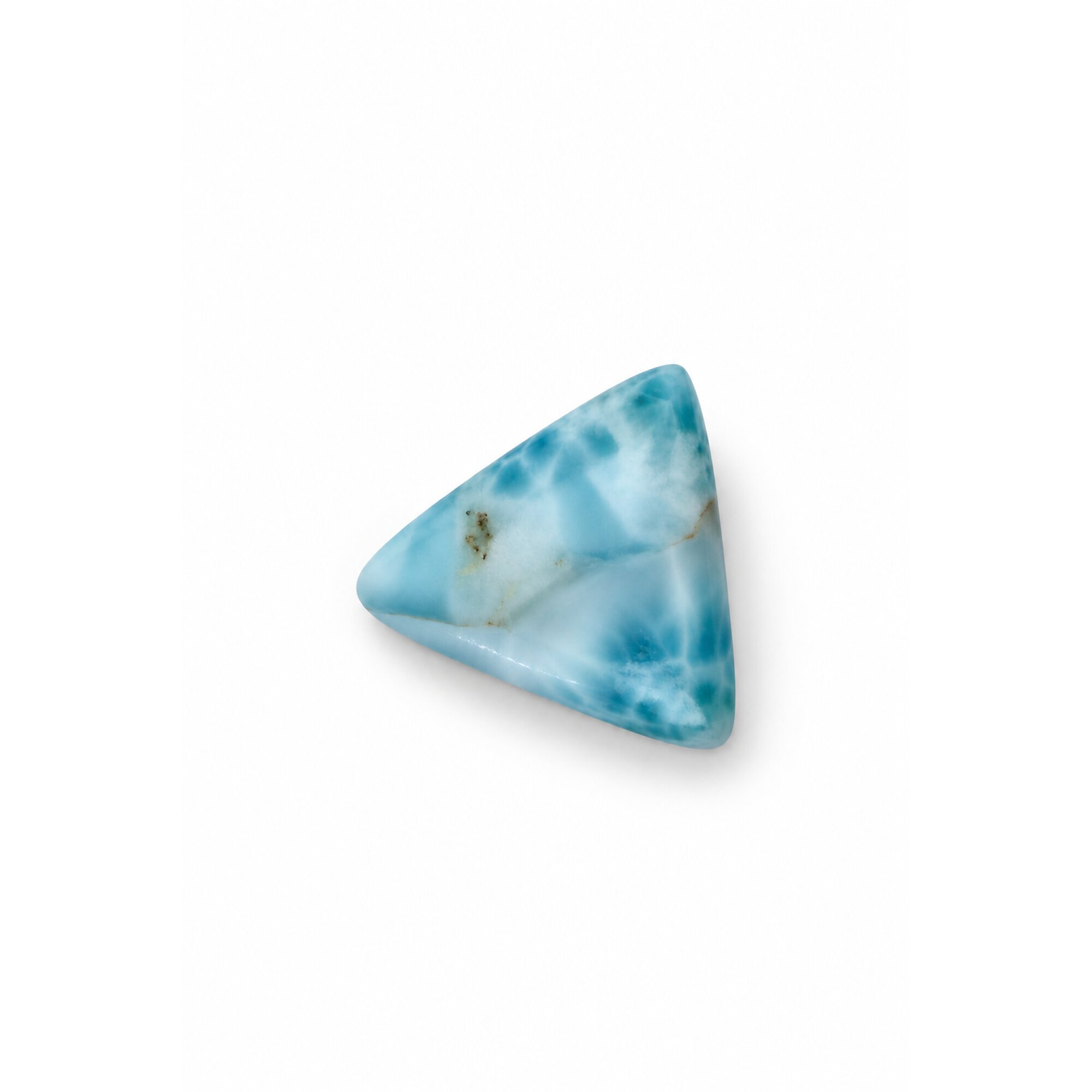 Genuine Handcrafted Natural Dominican Larimar Cabochon 27mm – photo 2
