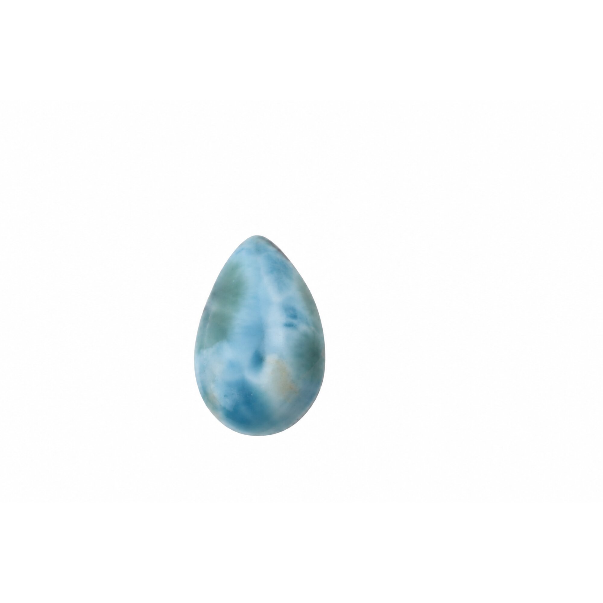 Handmade light blue larimar Polished 29mm – photo 4