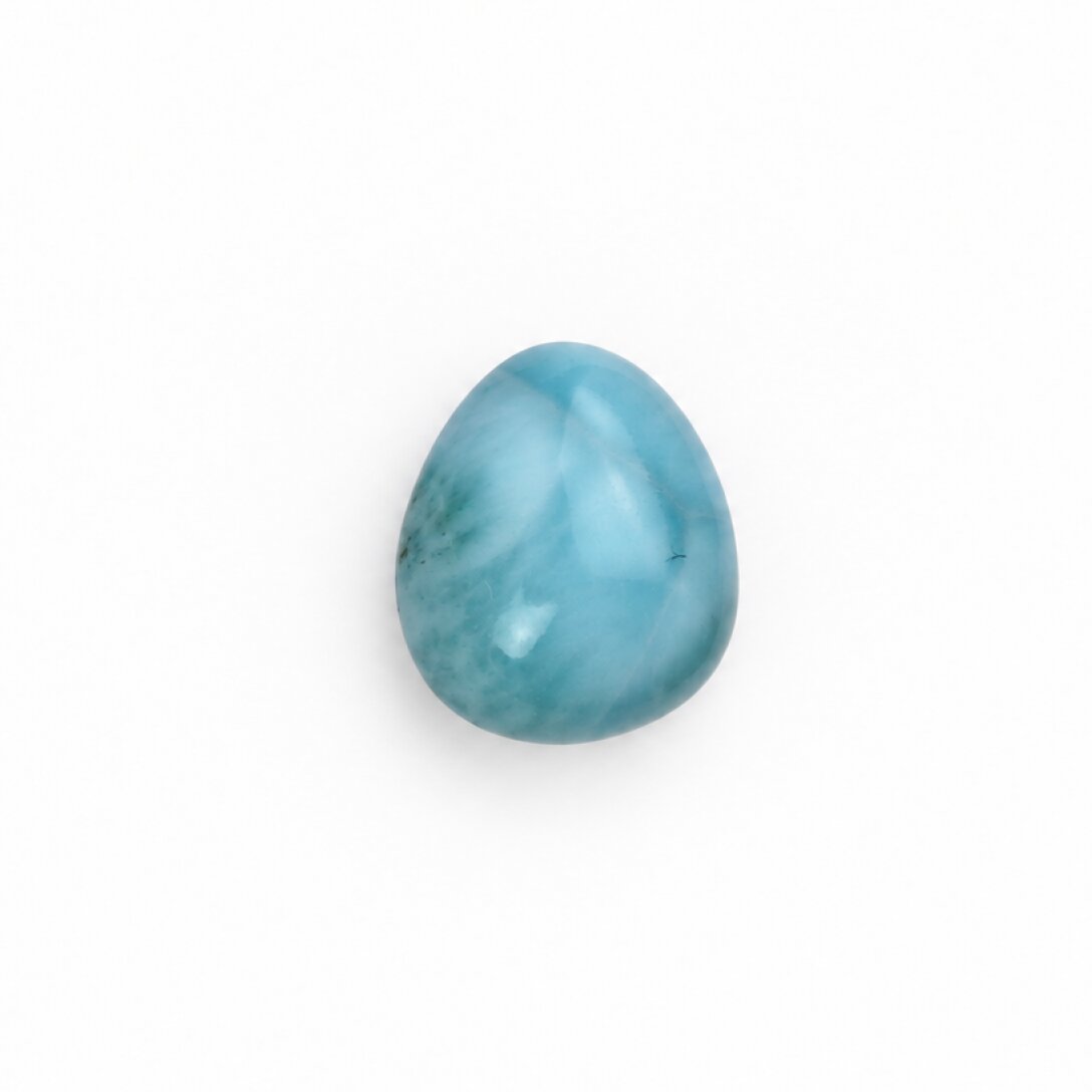 Artisan Made sky blue larimar Polished 17mm