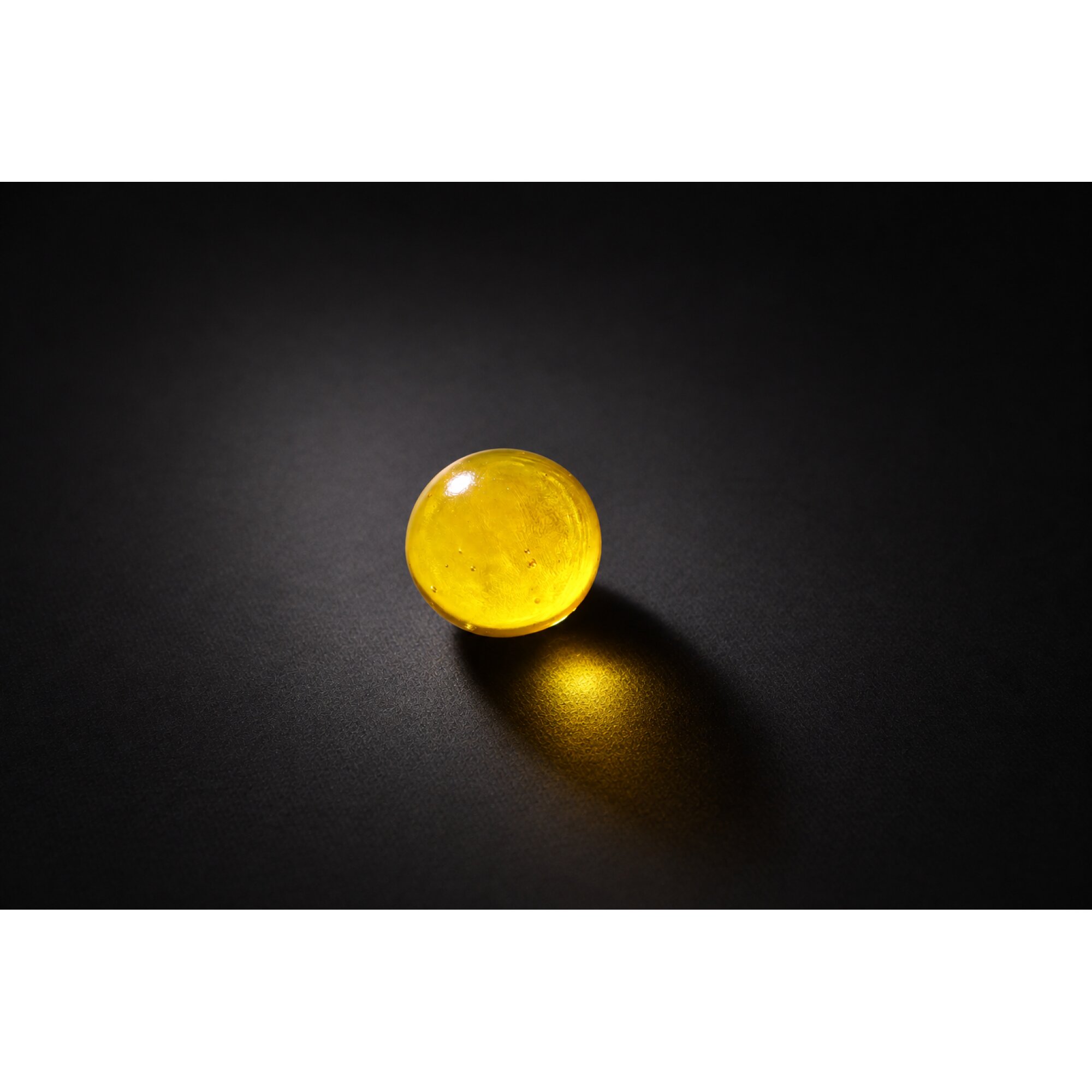 Pure natural orange green Dominican amber bead 20mm – photo 6