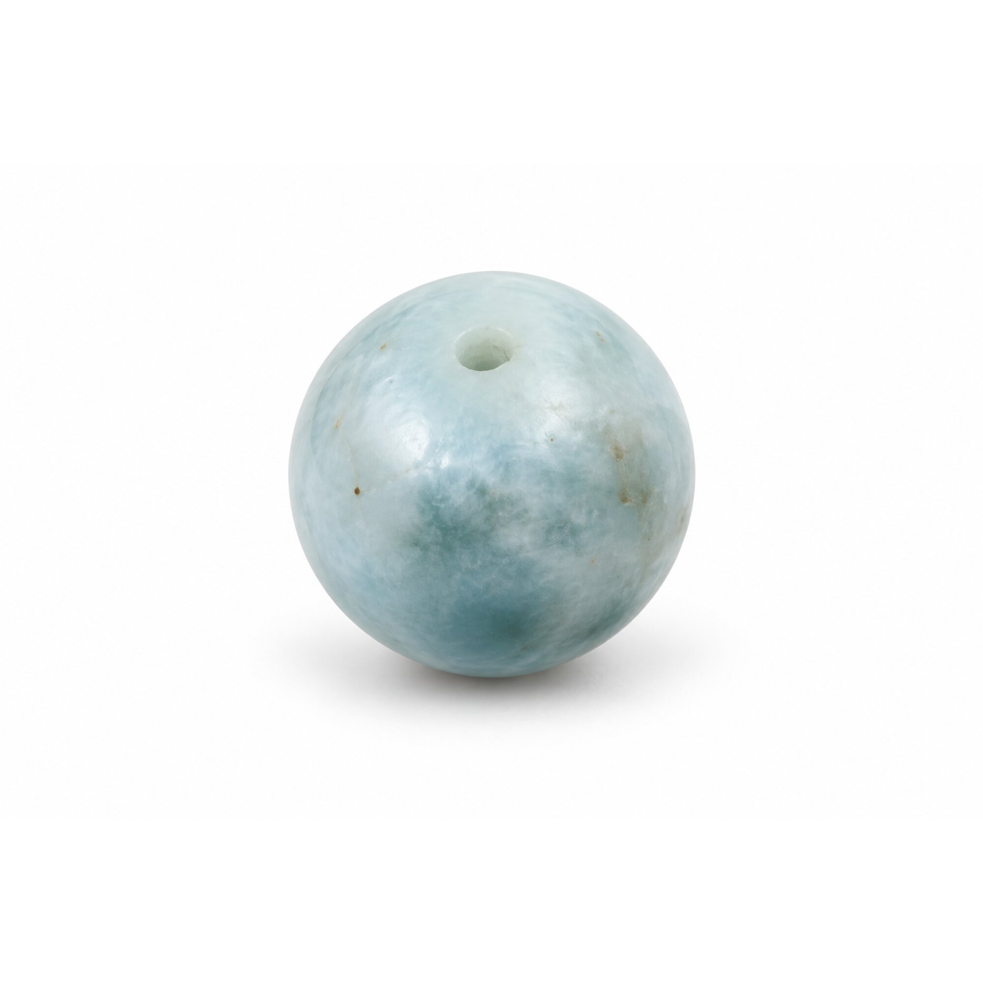 Genuine light blue Dominican Larimar bead 10.3mm – photo 3