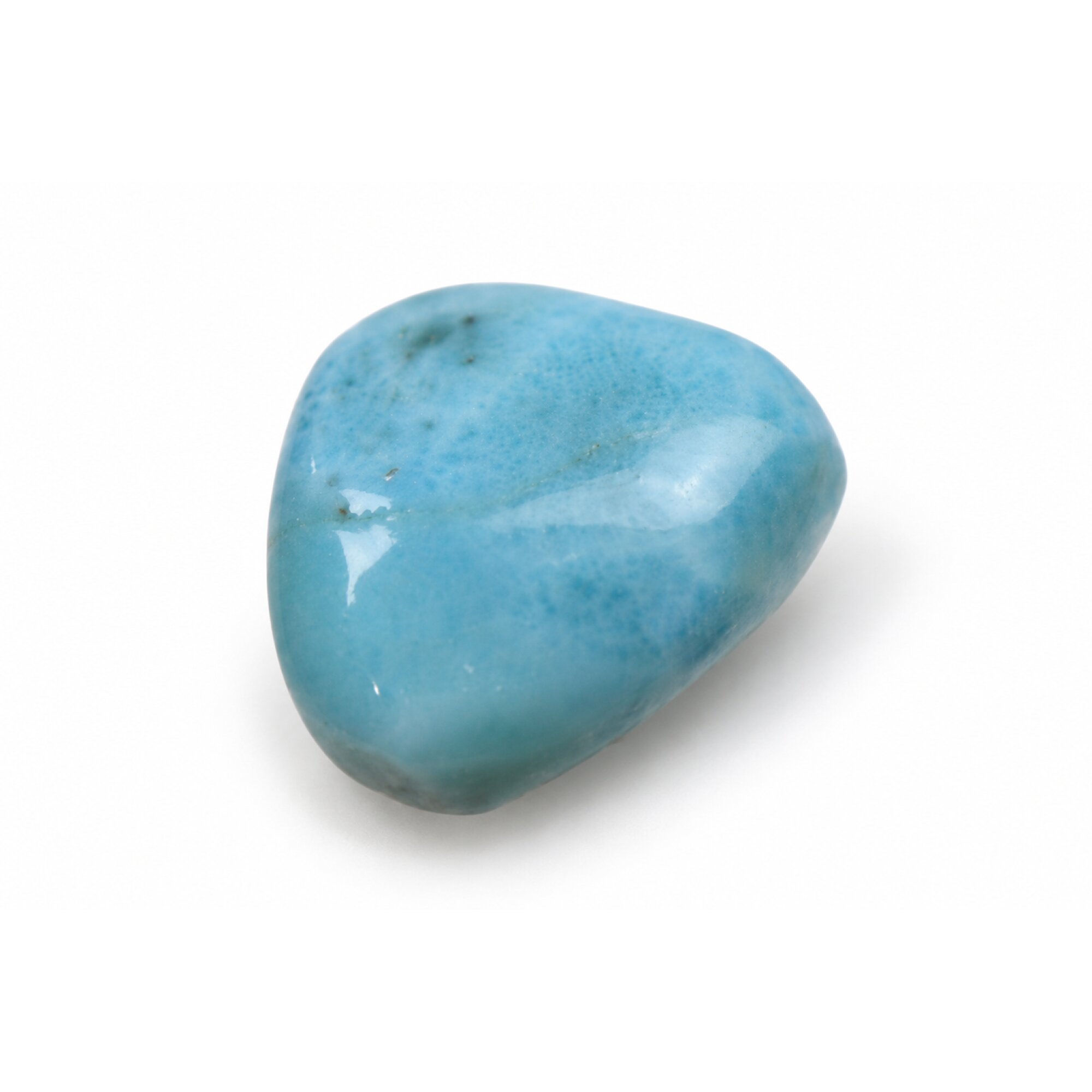 Genuine sky blue Dominican Larimar cabochon 15mm – photo 5