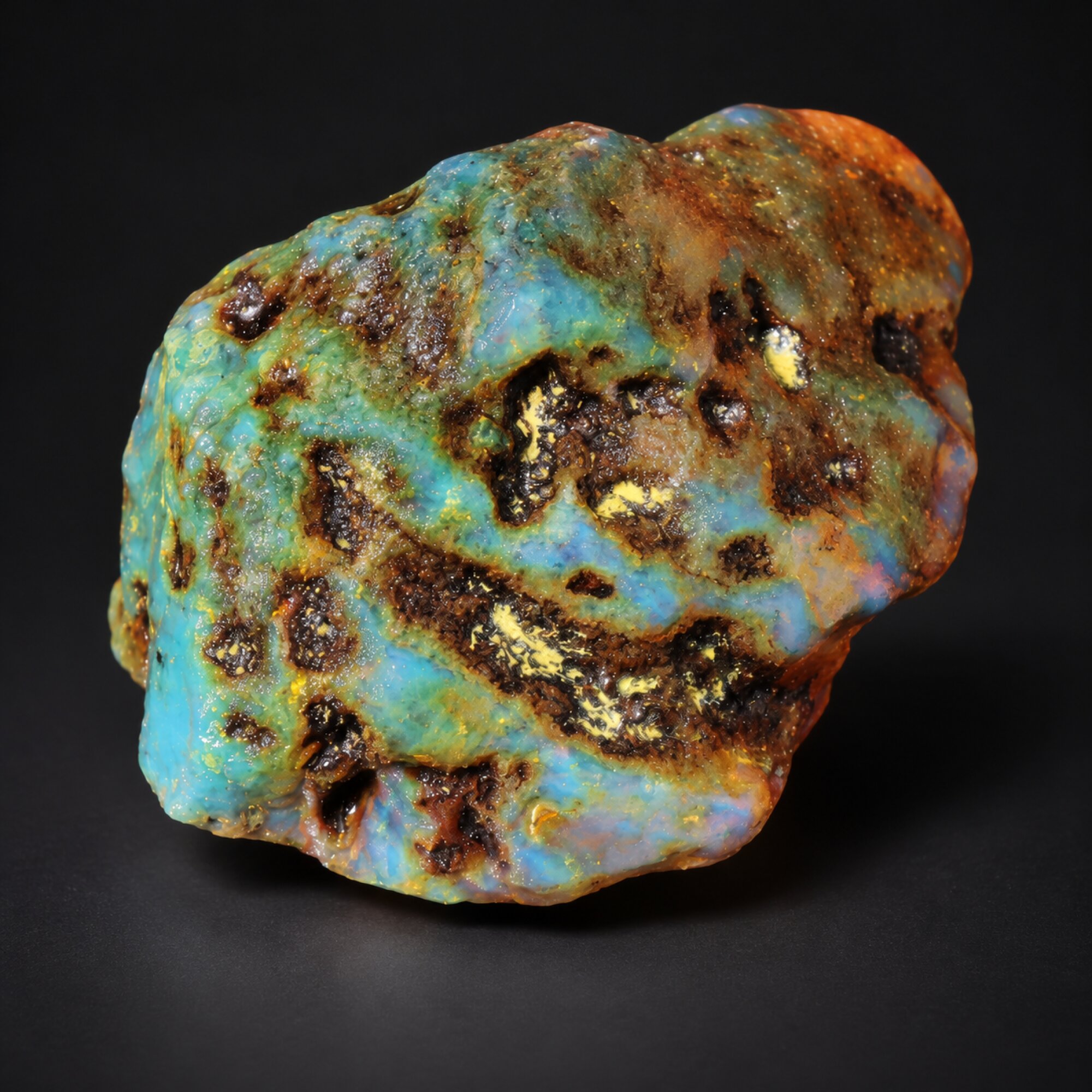 Earth mined green blue rough specimen Dominican amber 24g – photo 7