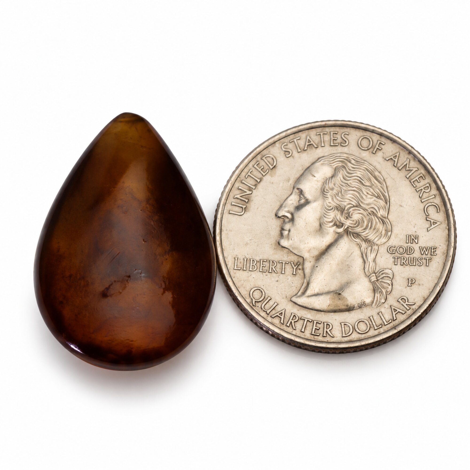 Earth crafted yellow green polished Dominican amber – photo 6