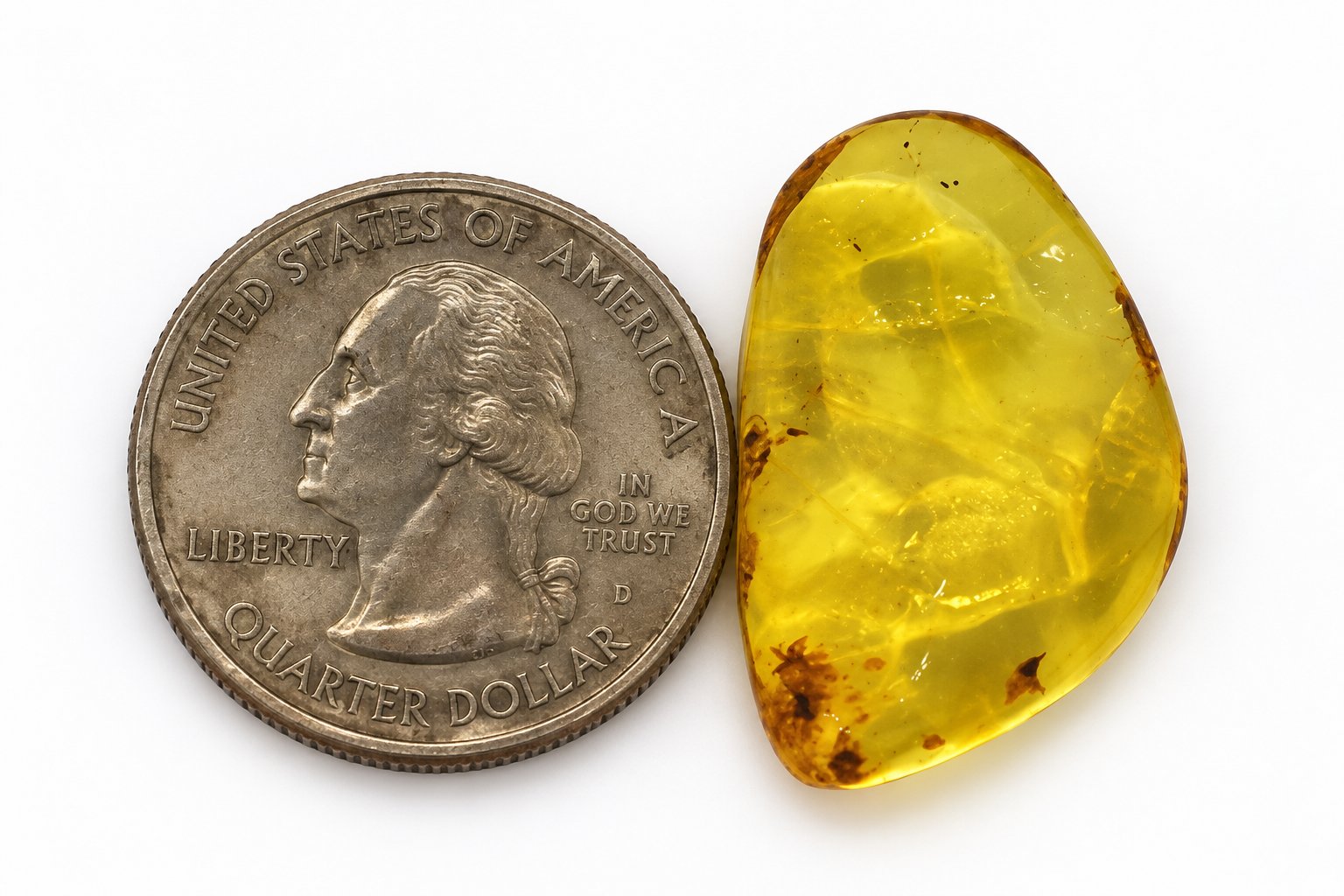 Authentic deep blu e polished Dominican amber – photo 4