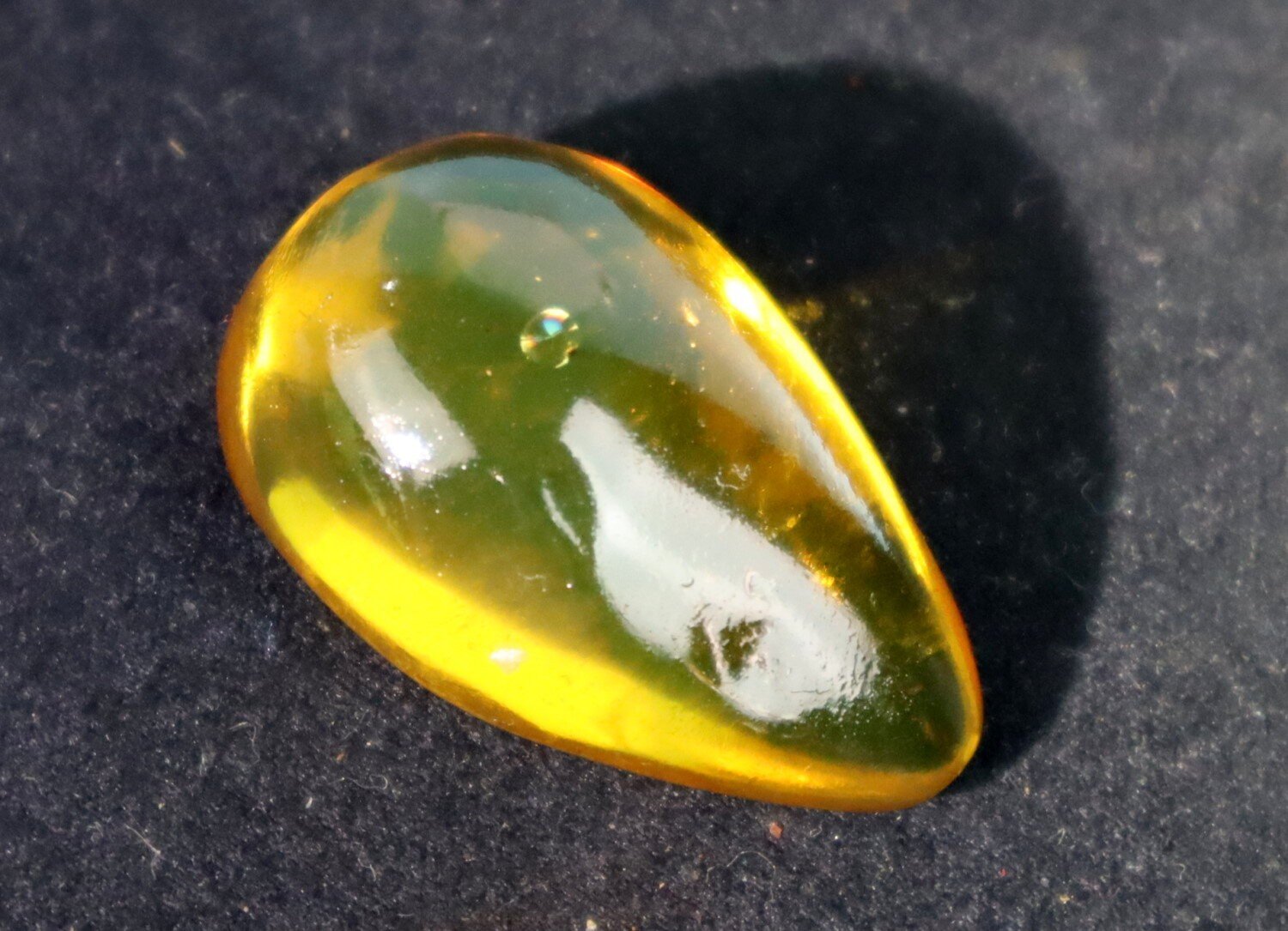 🦋 Natural Dominican Golden Amber with Preserved Organic Inclusion – 34mm 🦋 – photo 9