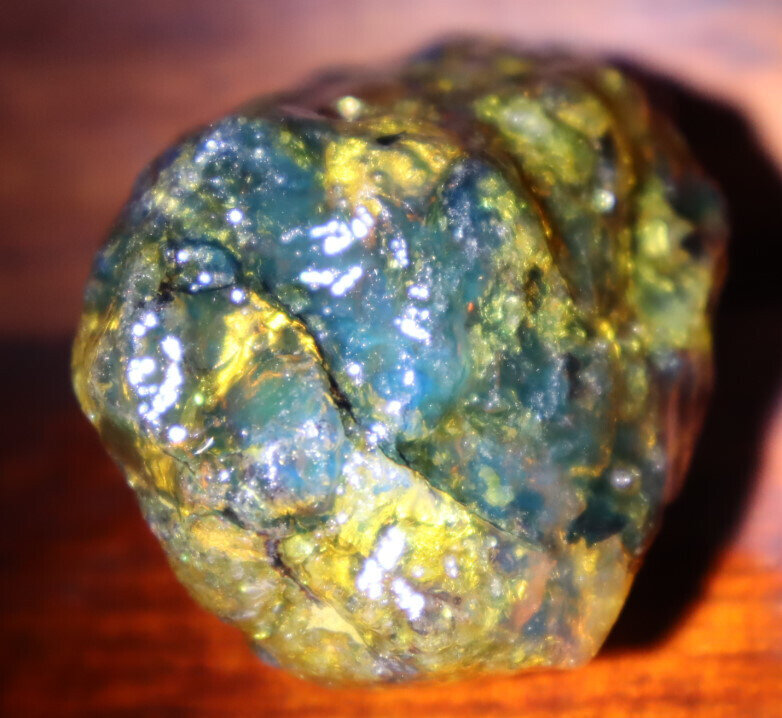 Beautiful Natural Dominican Clear Light Blue Green Amber Rough Specimen 52mm 44g – photo 3