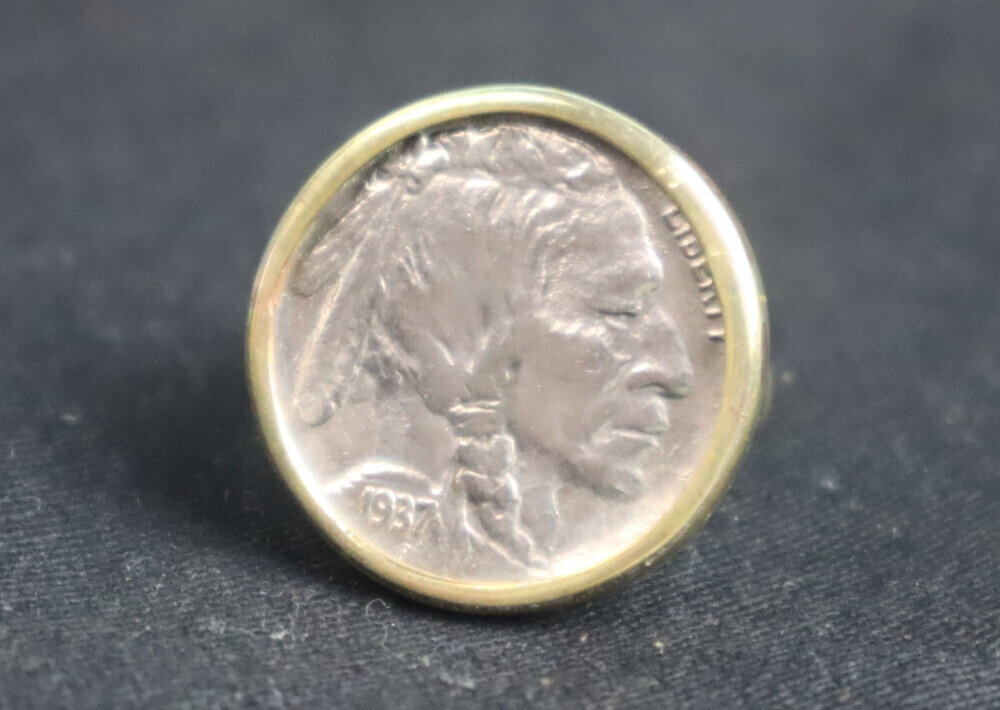 Iron Tail (Sioux), Two Moons (Cheyenne), and Big Tree (Kiowa) Coin Ring – photo 10
