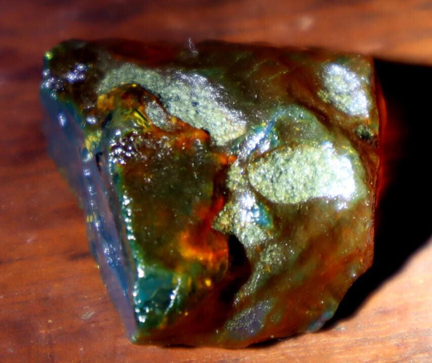 Finest Natural Dominican Clear Sky Blue Amber Rough Specimen 32mm 7.5g – photo 5