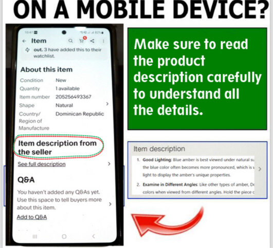 Genuine Natural Dominican Clear Green Amber Polished Stone 22mm free drilling – photo 3