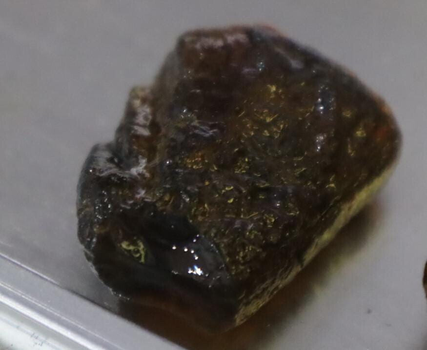 Exquisite Natural Dominican Clear Sky Blue Amber Rough Specimen 44mm 9.7g – photo 7