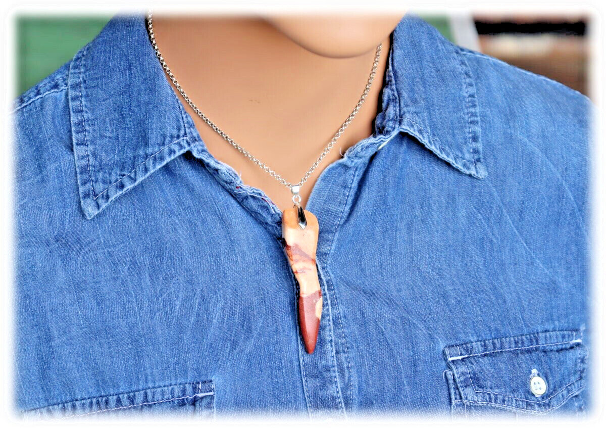Biggest 3.5 Inch Natural Pink Red Jasper Pendant 83mm 95CT free cord – photo 2