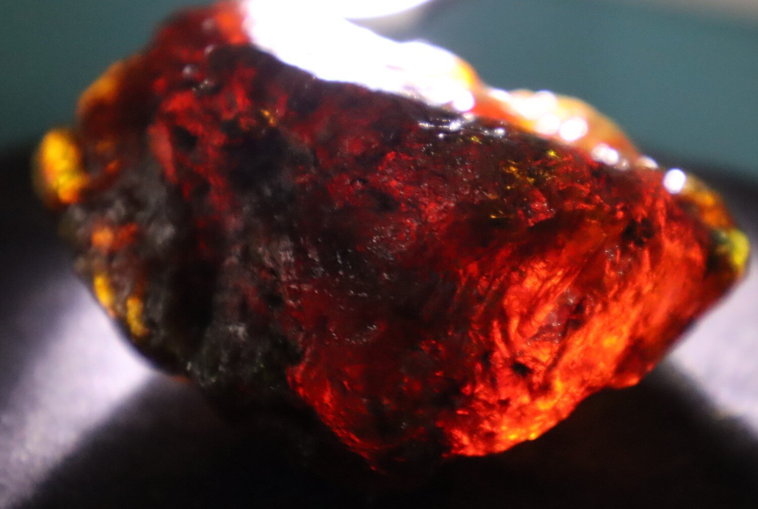 Charming Natural Dominican Translucent Green Blue Amber Rough Specimen 70mm 77g – photo 3