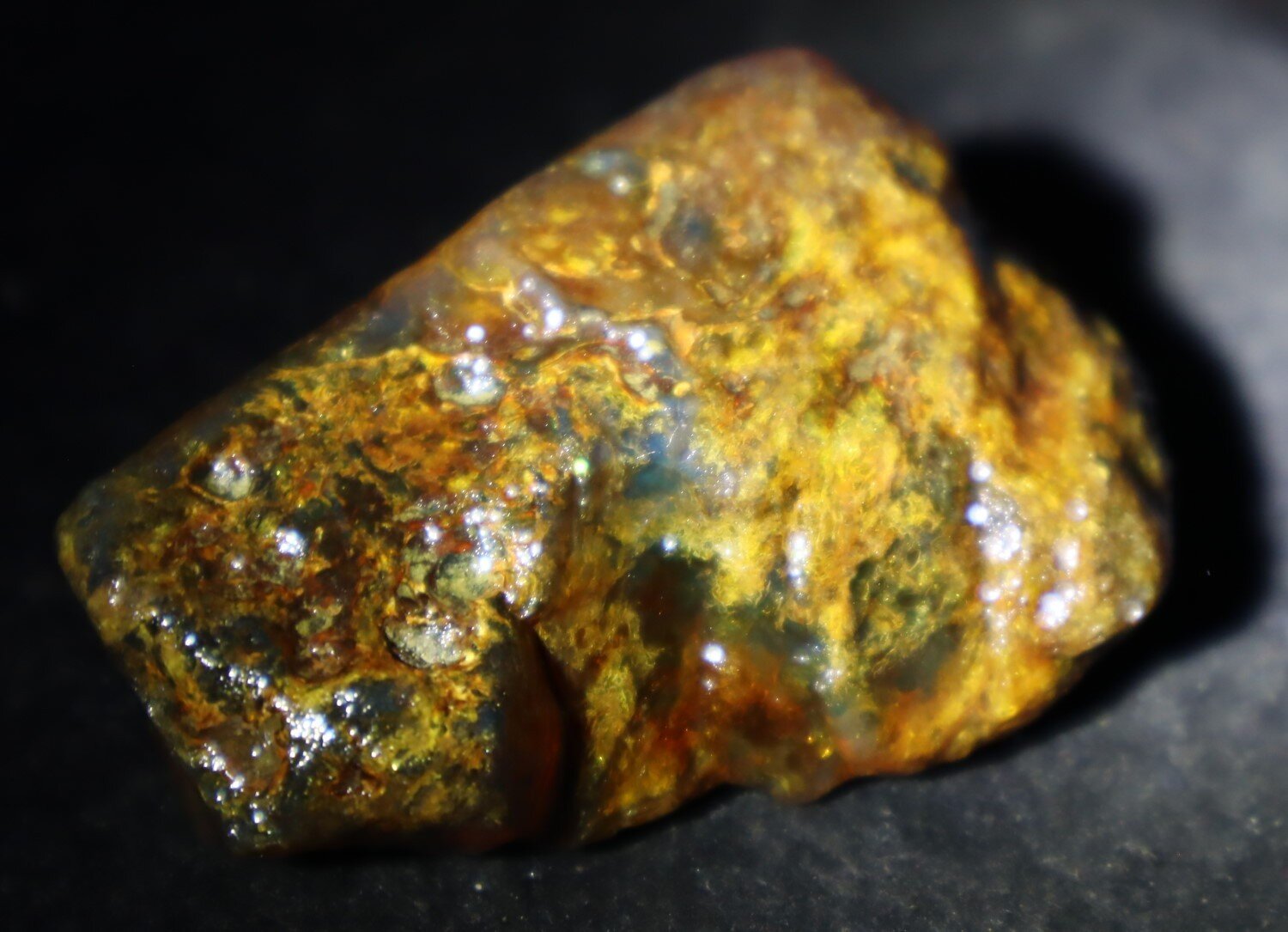 Natural Translucent Yellow Orange Butterscotch Amber Rough Specimen 62mm 34.5g – photo 9