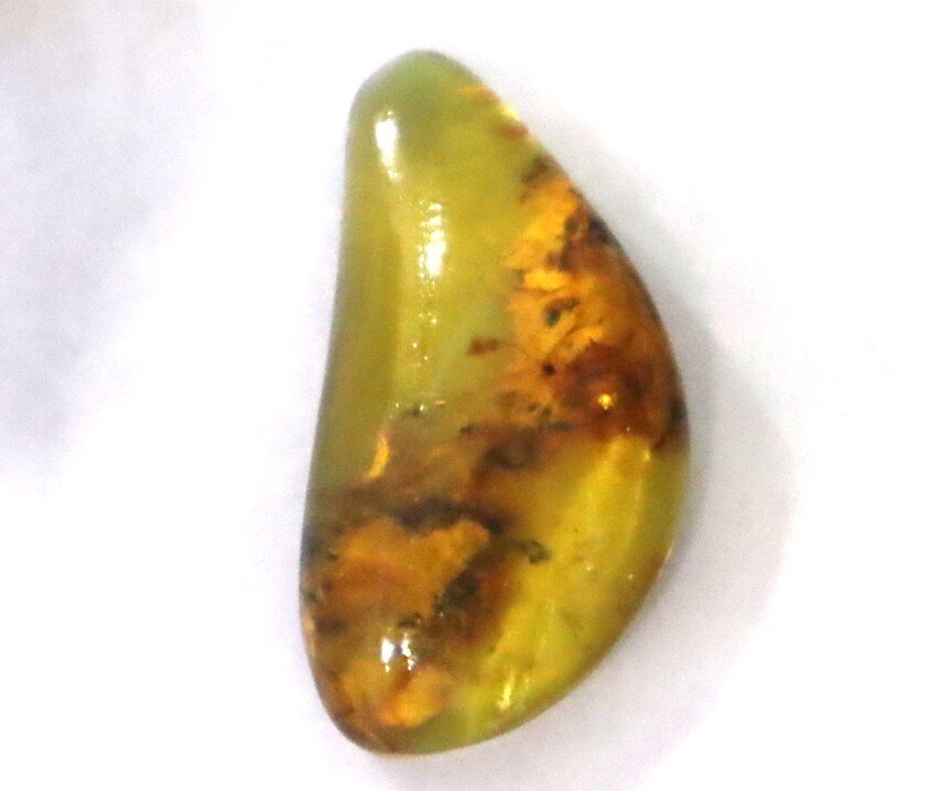 Charming Design Natural Dominican Clear Deep Blue Amber Polished Stone 32mm – photo 16