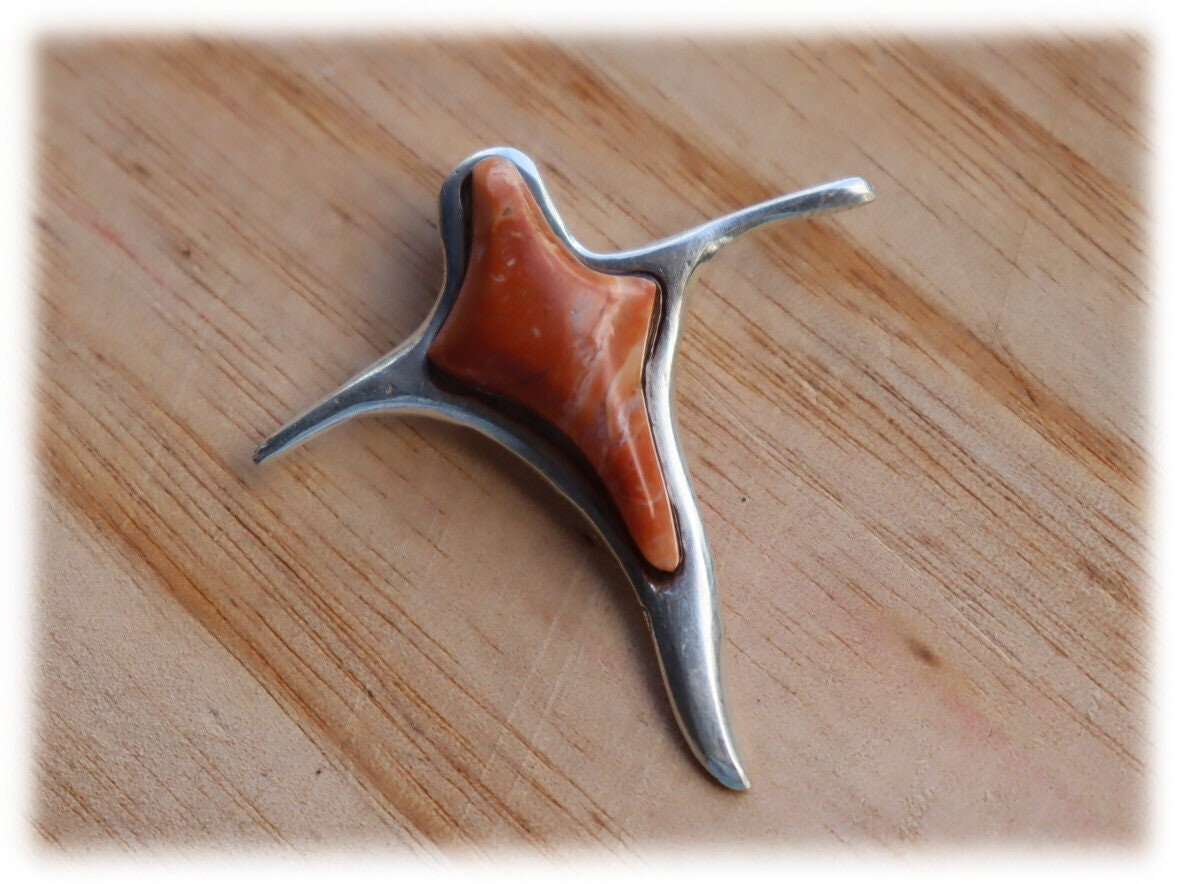 Impressive Natural Red Jasper .925 Sterling Silver Cross Pendant 40mm Unisex mens – photo 5