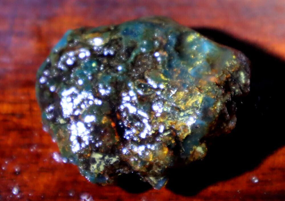 Charming Design Natural Dominican Clear Blue Red Amber Rough Specimen 44mm 14.6g – photo 8