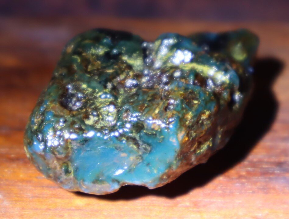 Exquisite Natural Dominican Translucent Sky Blue Amber Rough Specimen 49mm 14g – photo 3